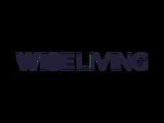 Wise living logo navy