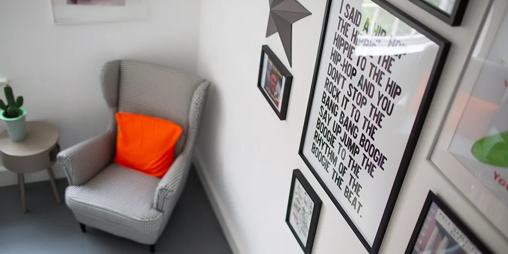 Nottingham office stairway decor cartwright